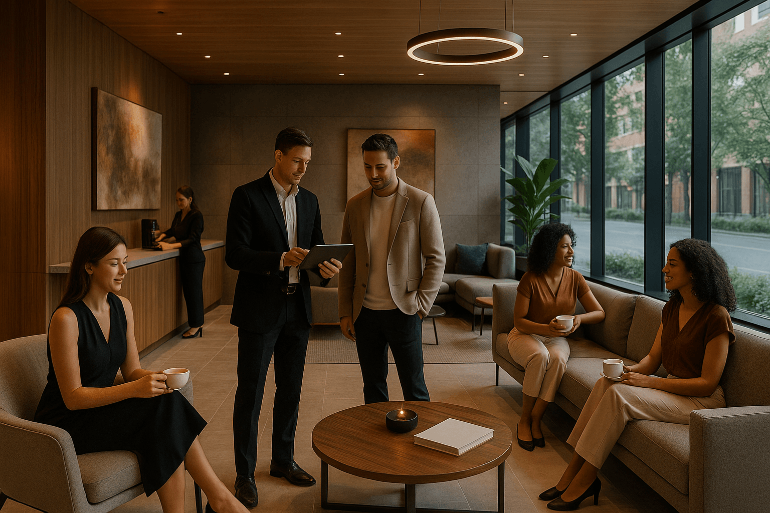 Visual del servicio Experiencia comercial