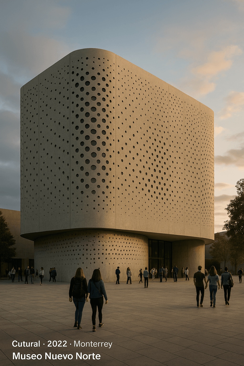 Render del proyecto Museo Nuevo Norte